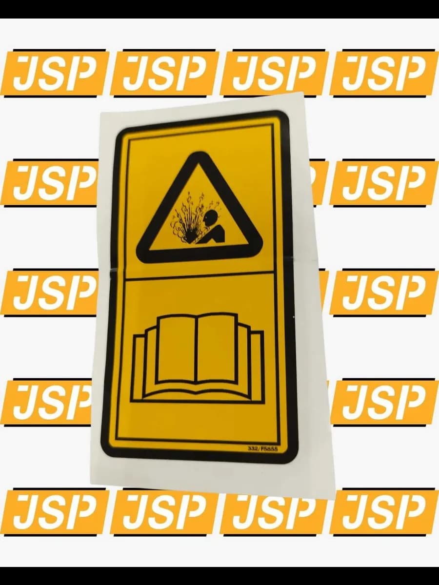 Наклейка ISO-06A Lab Предупреждающая табличка 332/F5855